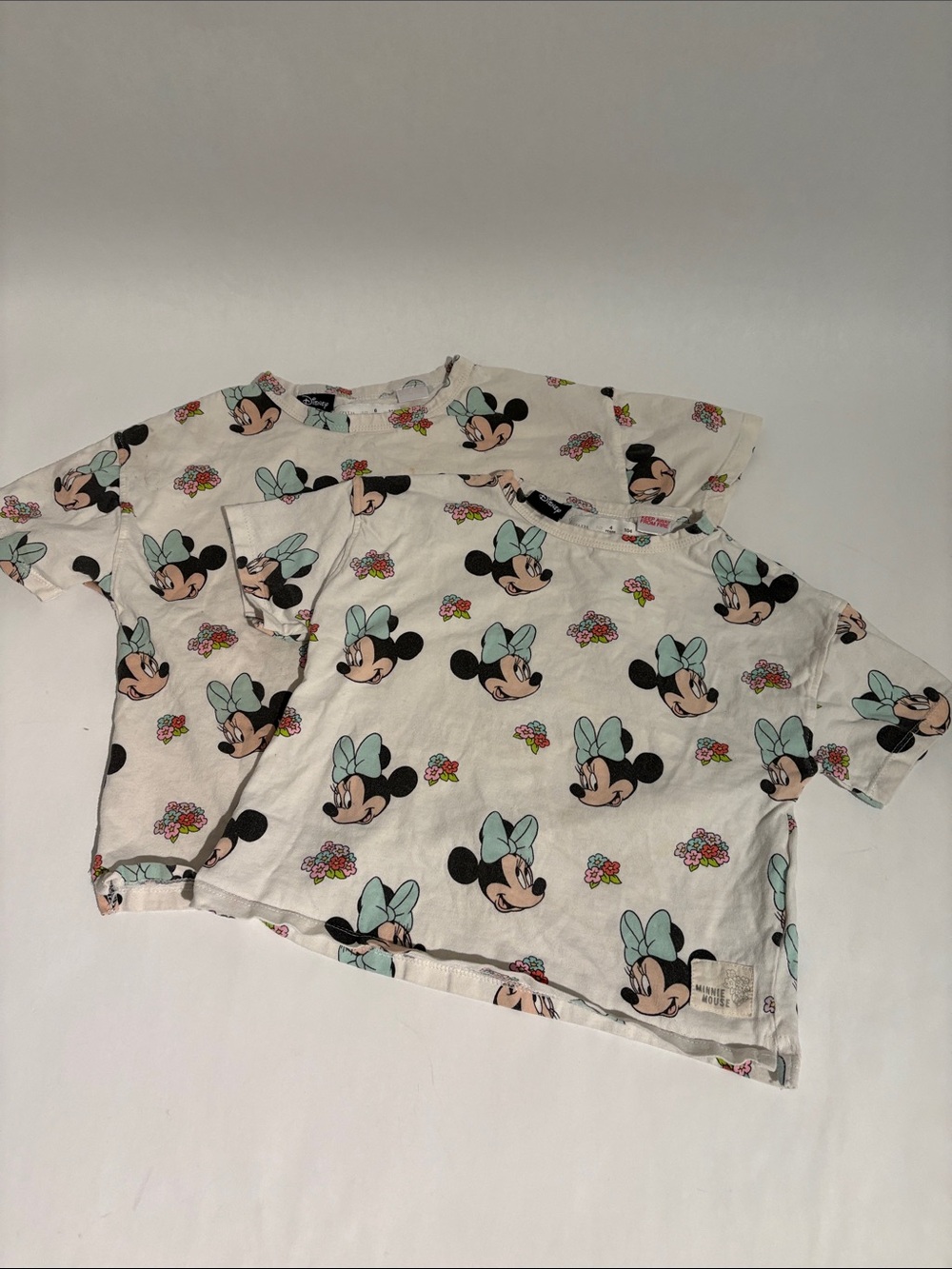 Zara Minnie Mouse shirts bundle (size 4 and 6)